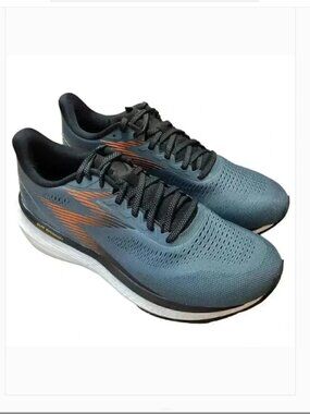 361 Spire 5 Mens 10 Stormy Gray Orange Stability Athletic Running Shoes NEW